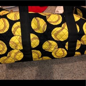 Quilted softball bag
